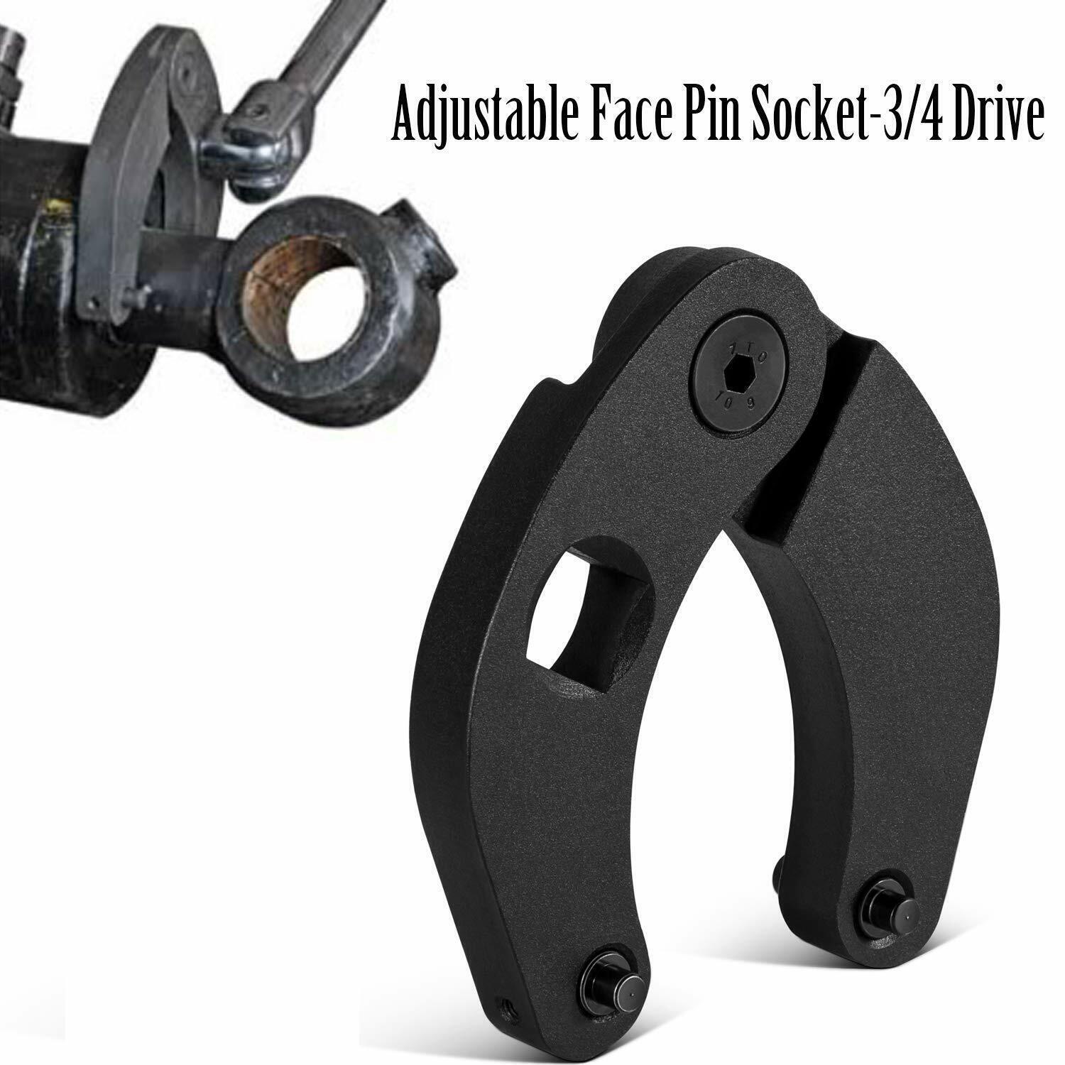 For Hydraulic Cylinders 1266 Adjustable Gland Nut Wrench Pin Spanner Tools