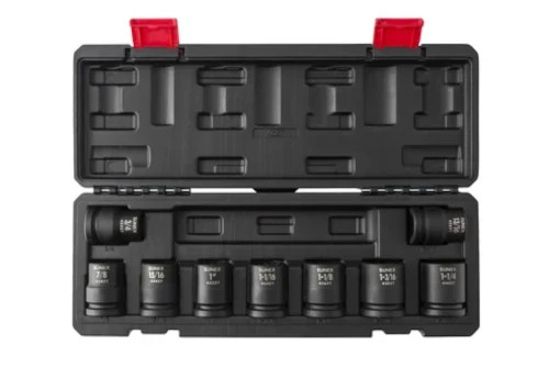 Sunex 4687 3/4″ Drive SAE 12-Point Standard Thin Wall Impact Socket Set 9 Pieces
