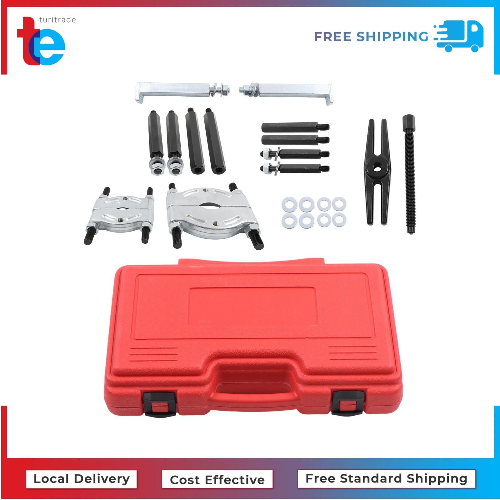 5 Ton Capacity Heavy Duty Bearing Separator Puller Kit Wheel Hub Axle Puller Set
