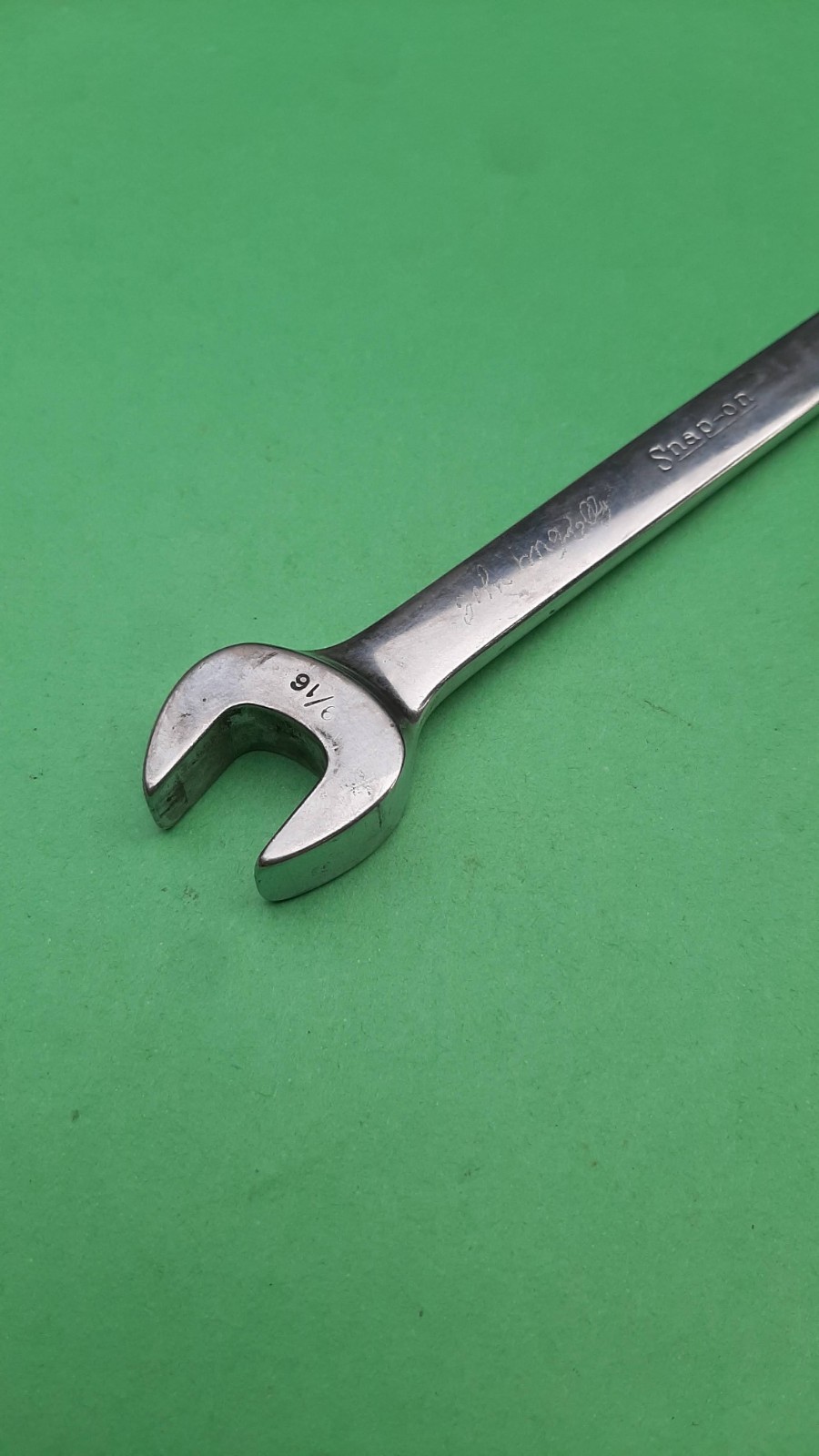 Snap-on Tools RXS18 9/16″ 6pt Point Open-End Flare Nut Wrench USA Engraved 623