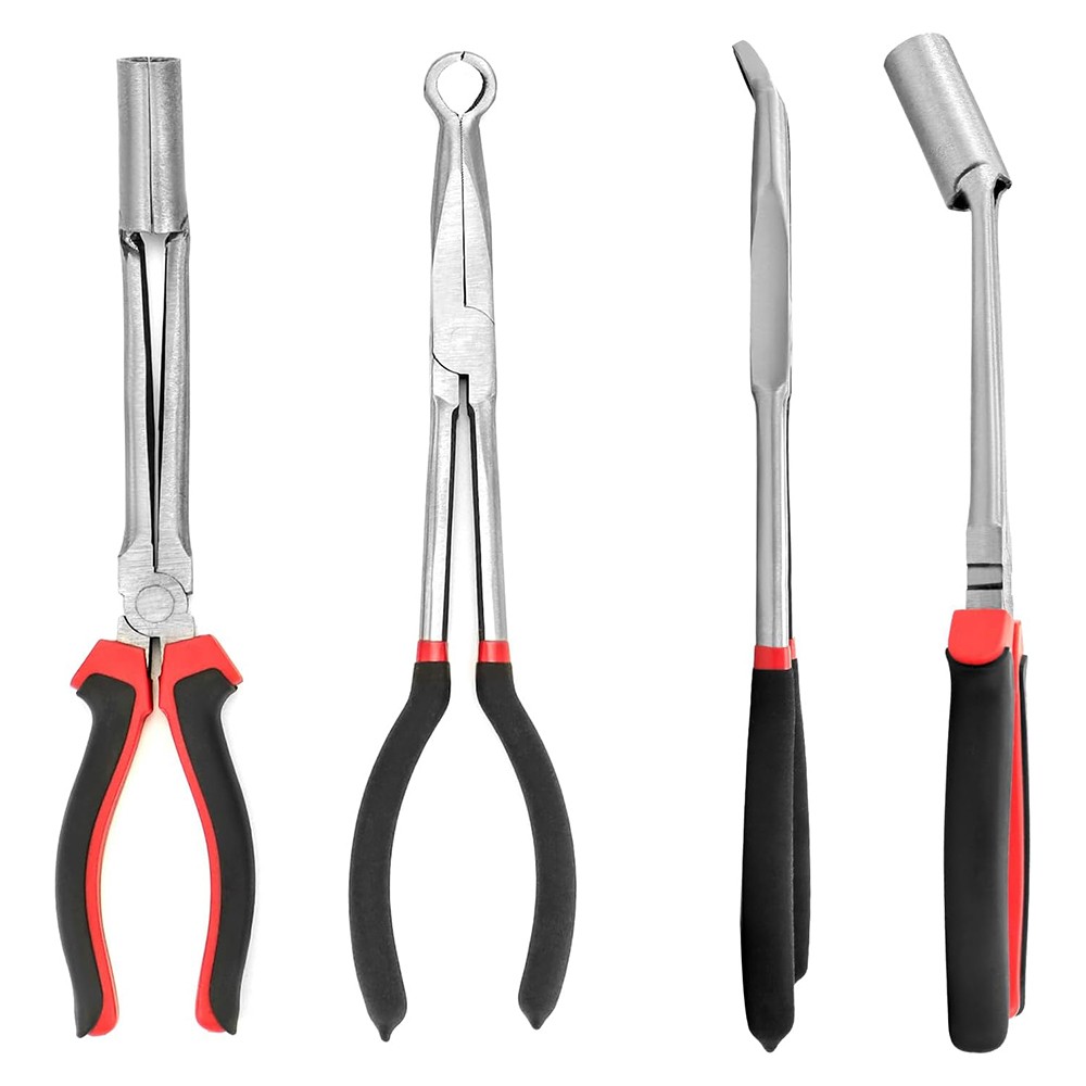 Car Spark Plug Wire Removal Pliers Tool Sleeve Type & Round Spark Plug Pliers US