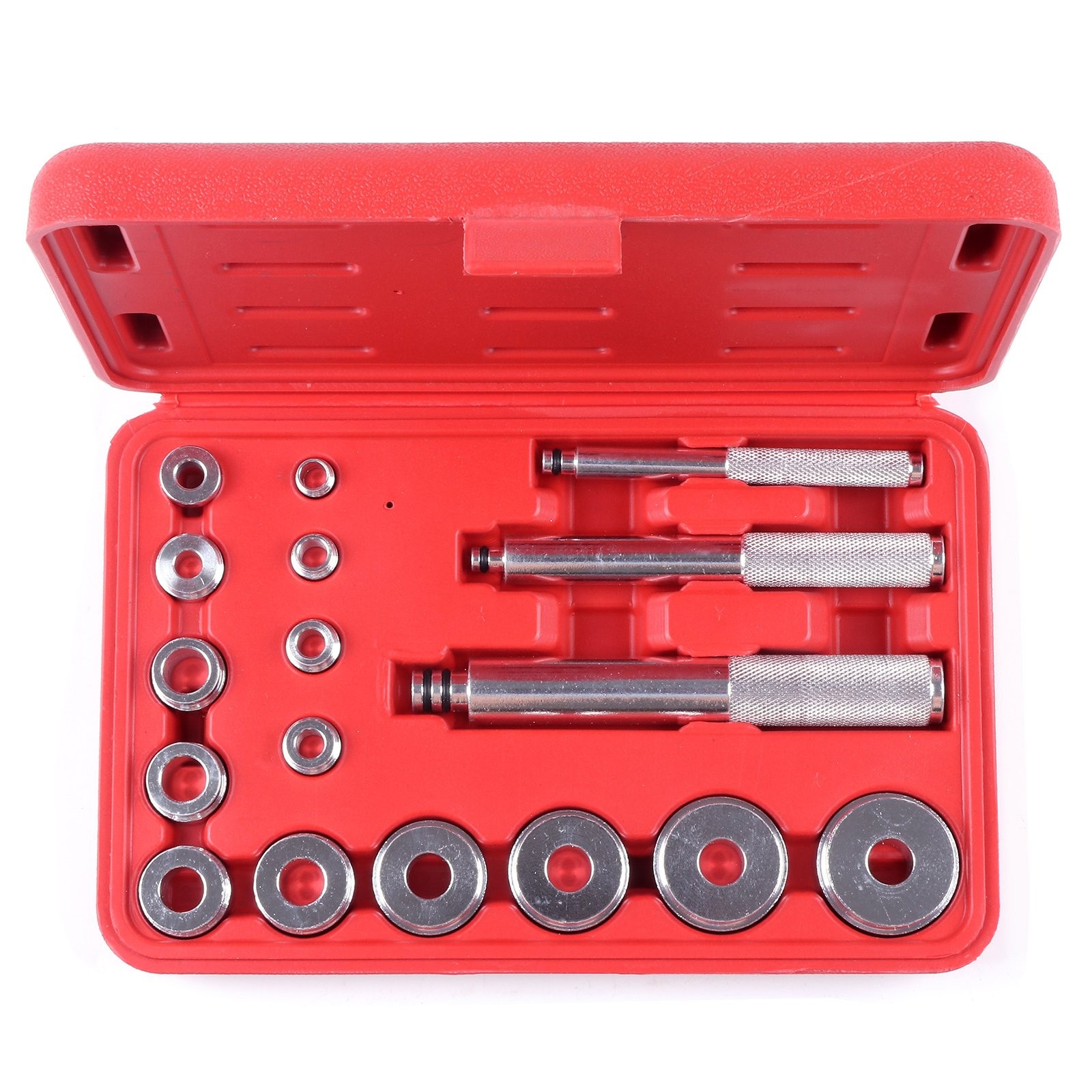 Metric Bushing Bearing Driver | 17pc Set Aluminum Install Remove 10-42mm