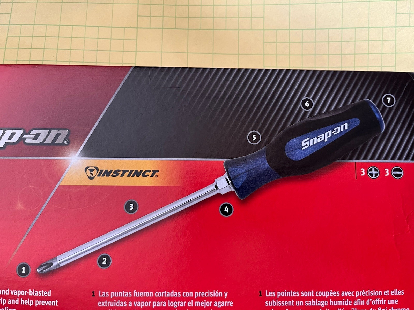 Snap On No 2 Phillips Screwdriver Cool Power Blue Metallic SGDP421RB New Tool