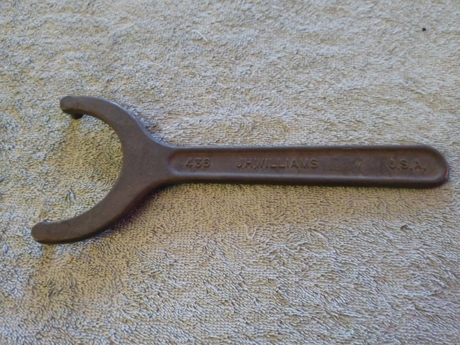 VTG J.H. Williams Spanner Wrench 436 Made In USA