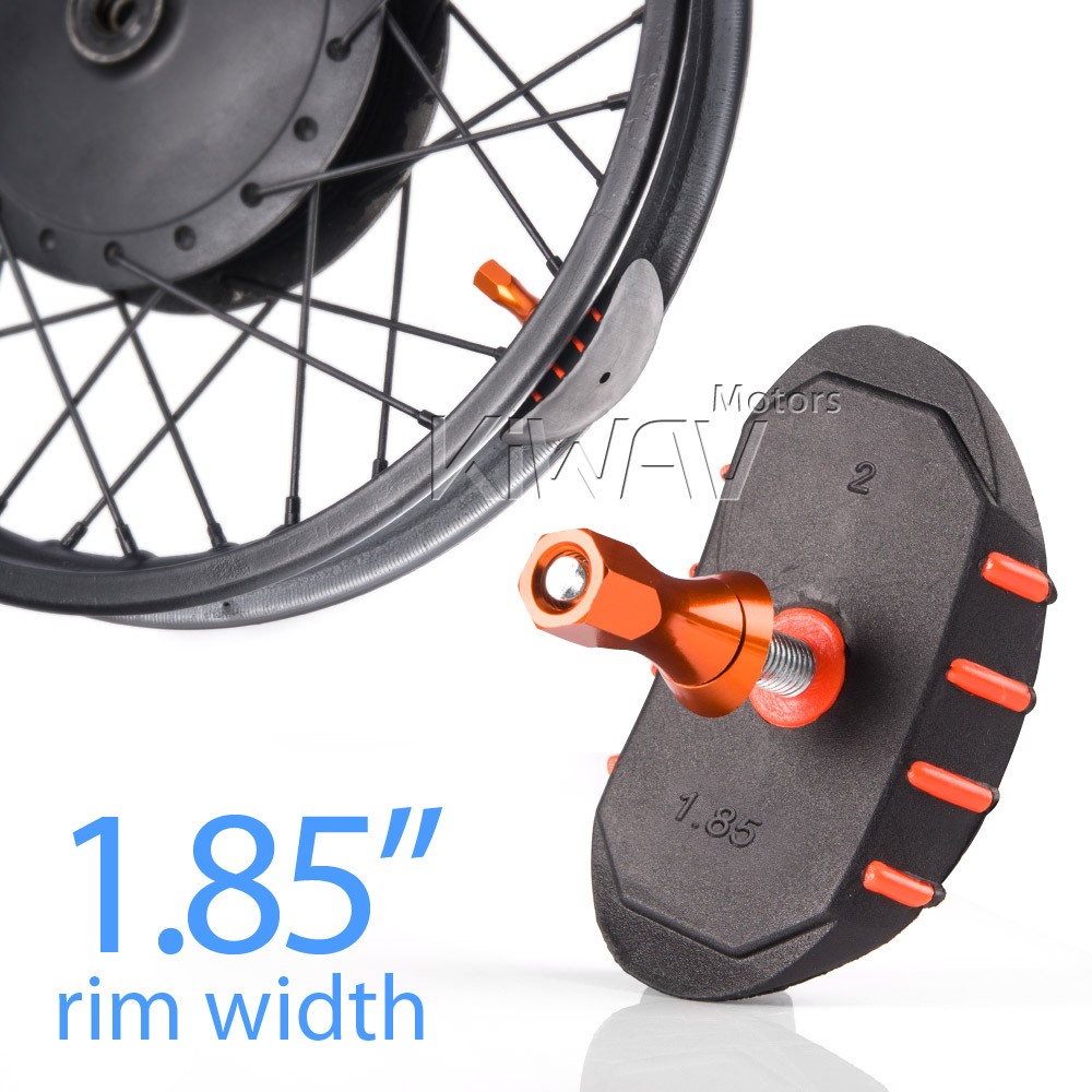 bead stopper stop fits 1.85″ rim orange lock nut fits pit bike dual sports tire
