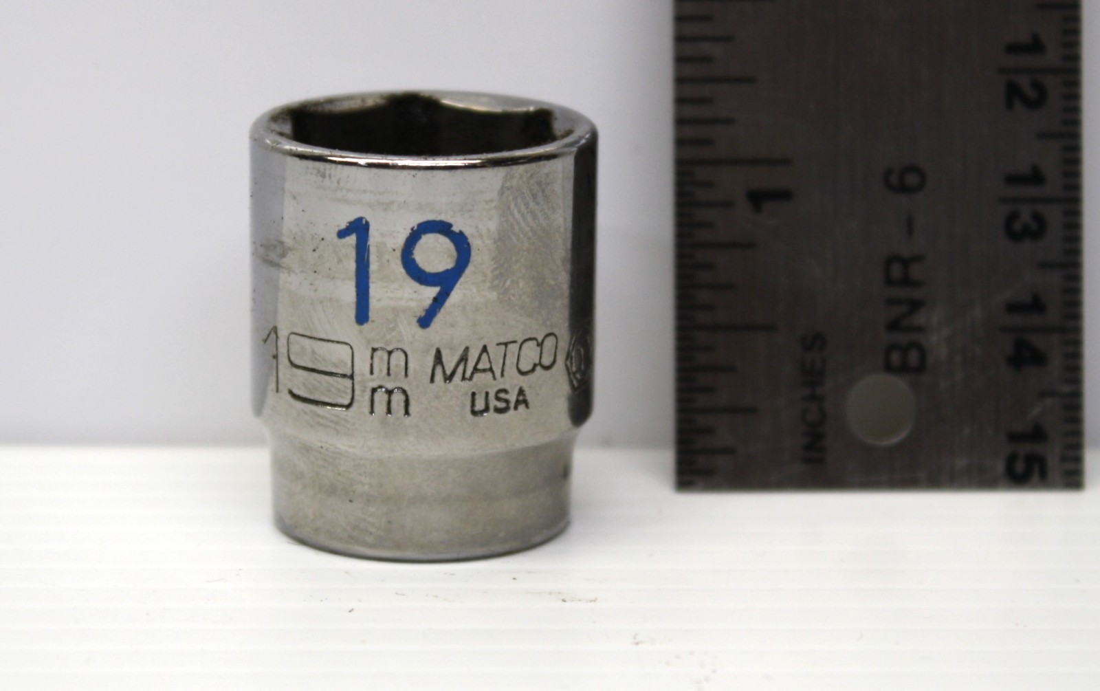 MATCO TOOLS 3/8″ Drive 19MM CHROME SOCKET 6Pt B19M6A