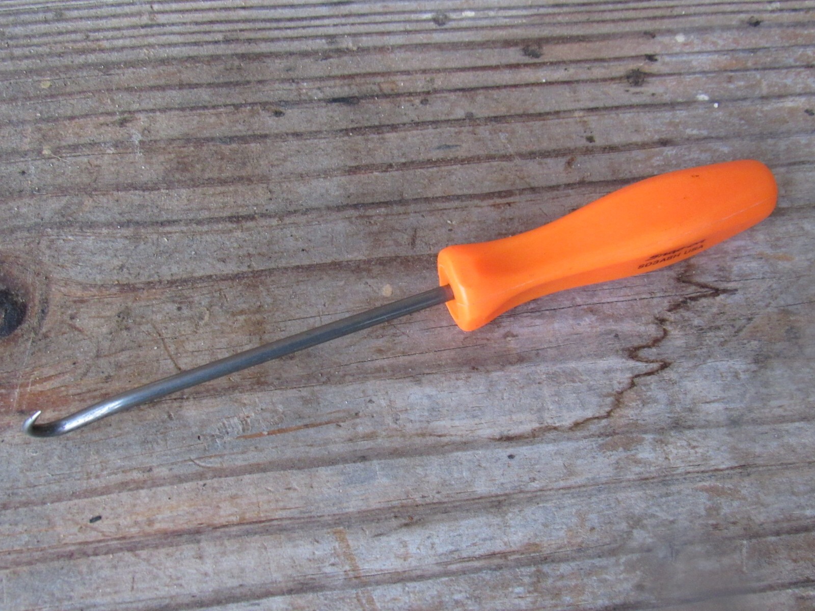 SNAP ON TOOLS SD3ASH ORANGE HARD SCREWDRIVER HANDLE MINI HOOK PICK SD3ASHO USA
