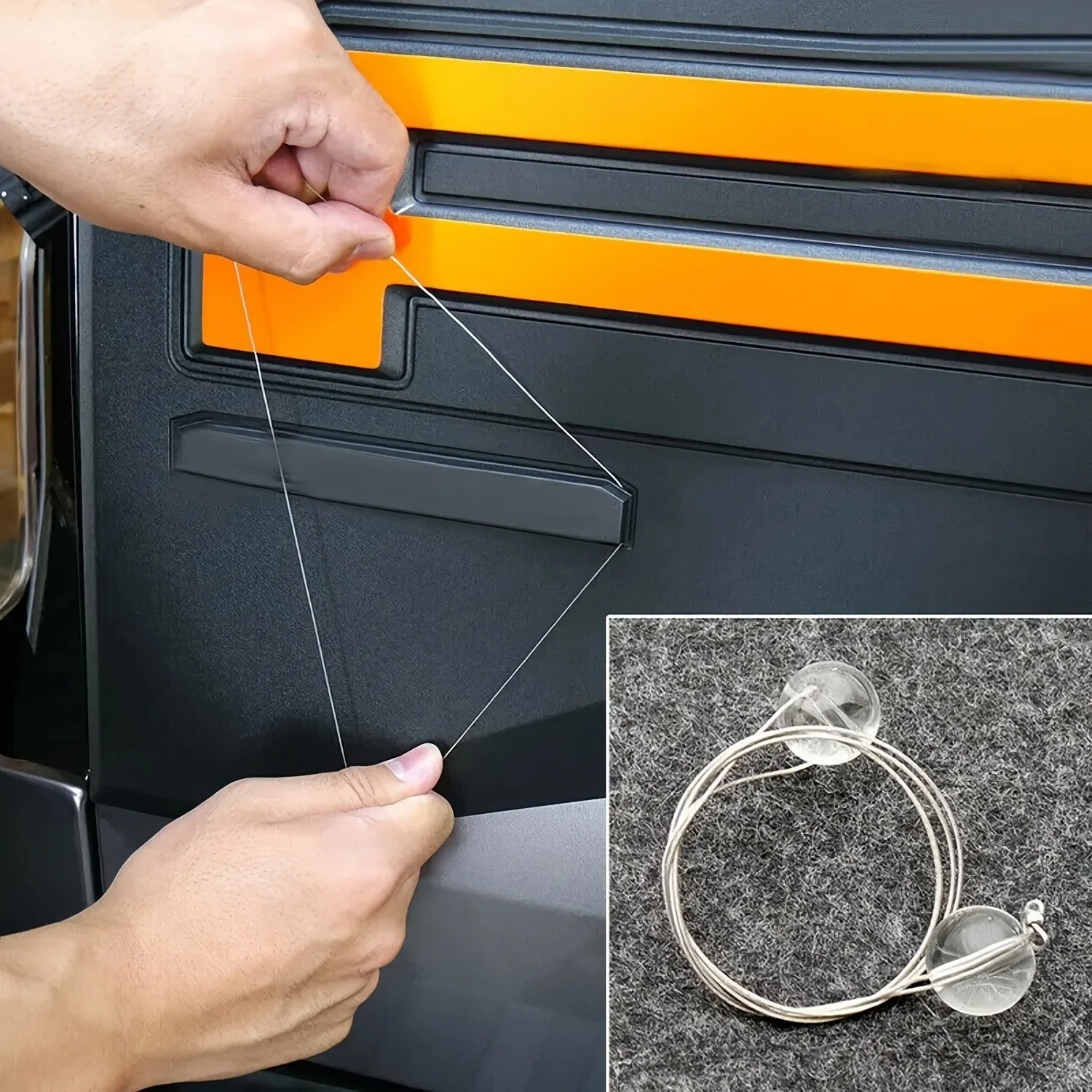 Car Emblem Removal Tool No Scratch Pry Kit for Safe Logo Removal
