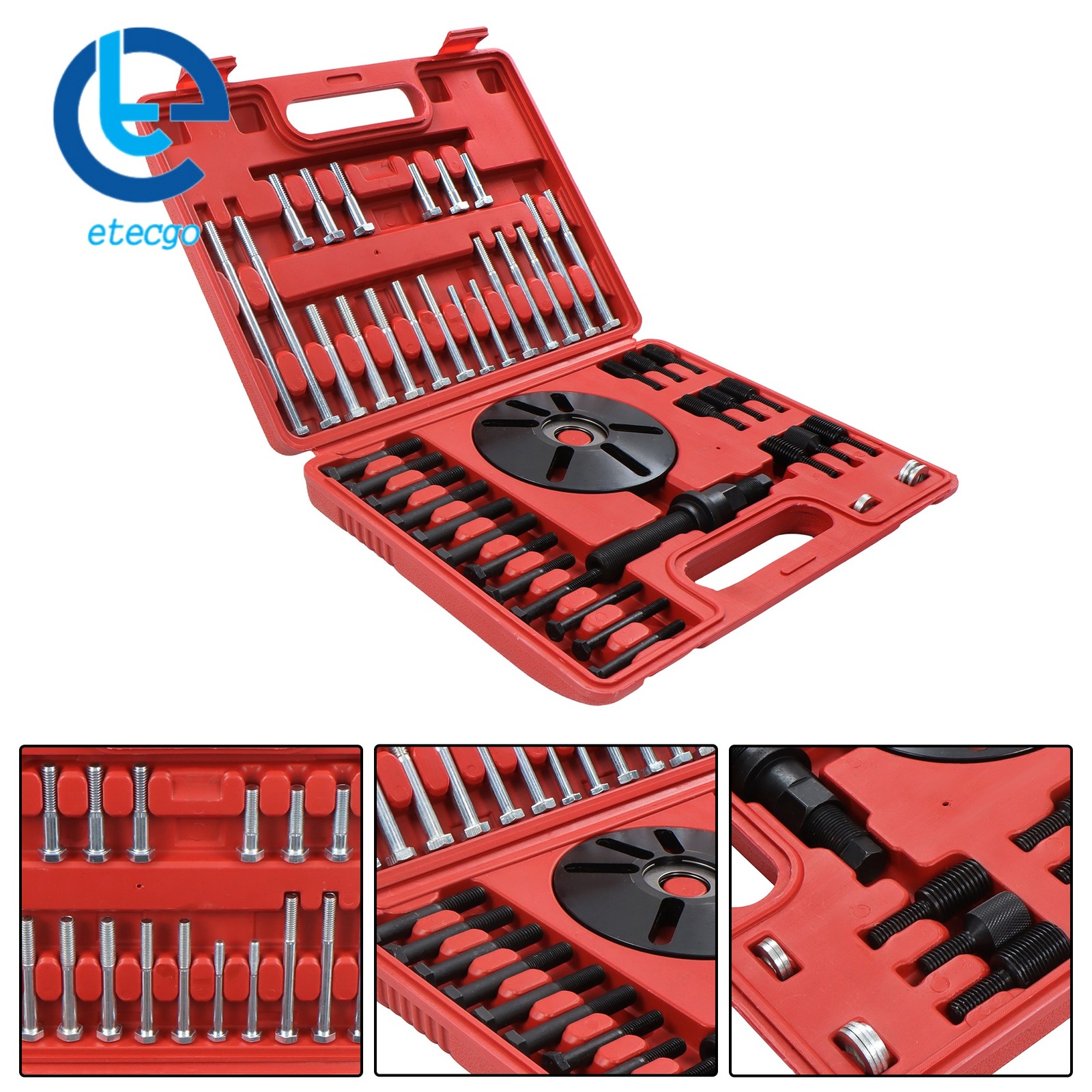 Harmonic Balancer Puller Removal & Install Tool 1 Set Flywheel Crankshaft Kit