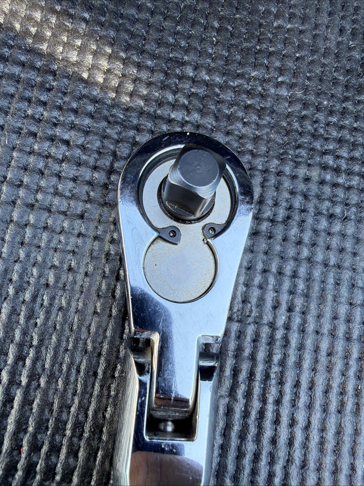 Sears Craftsman 12″ Flex Head Ratchet 3/8″ Drive Black 44836 Ergonomic USA Nos