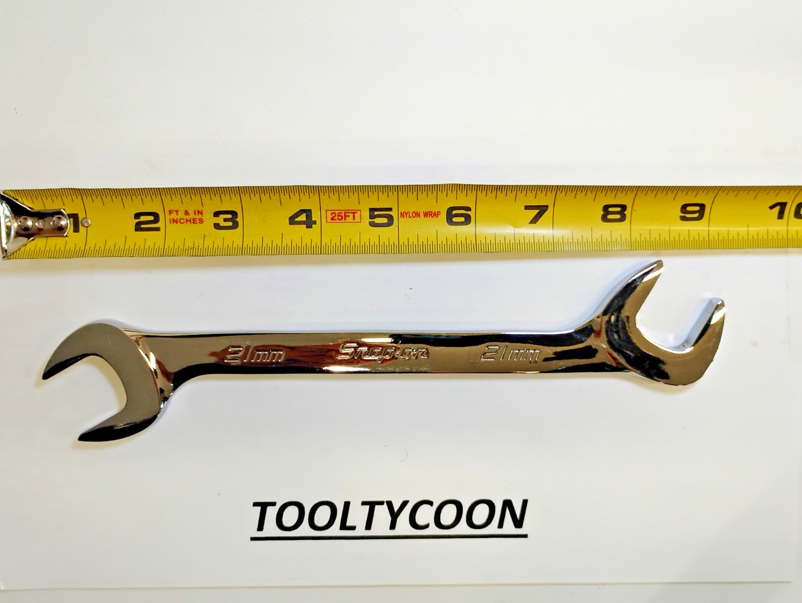 Snap-On Tools USA NEW 21mm Metric 4 Way Open End Angle Head Wrench VSM5221B
