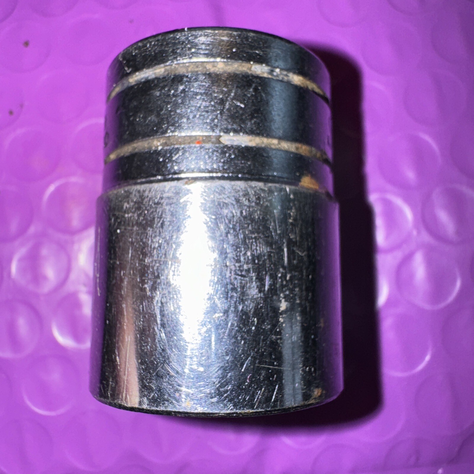 Snap-on TW241 7/8 Inch 1/2 Inch Drive SAE 6 Point Shallow Chrome Socket SF