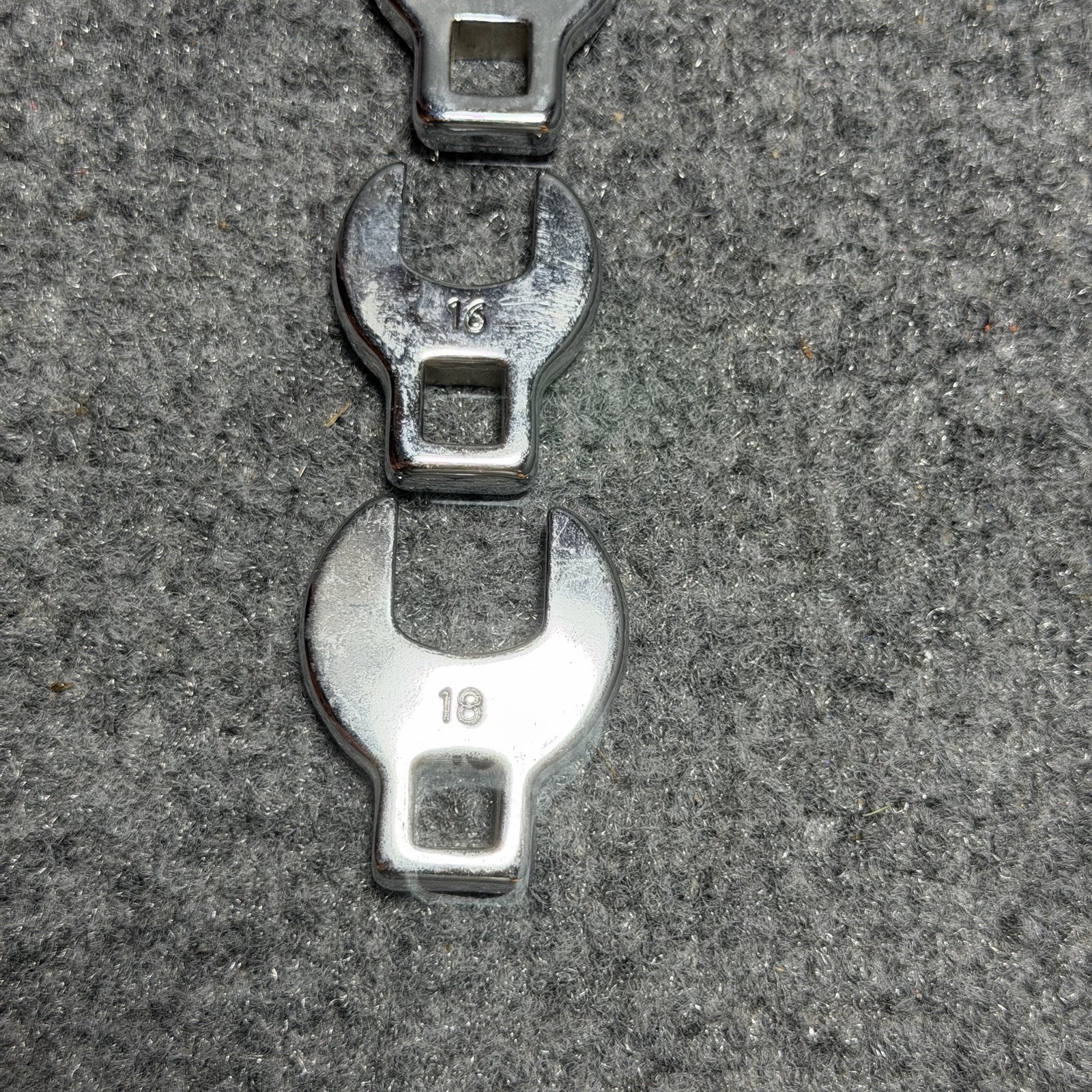 Tools Crowfoot Ratchet Wrench Set SAE & METRIC 3/8 Drive – Chrome Finish – Read