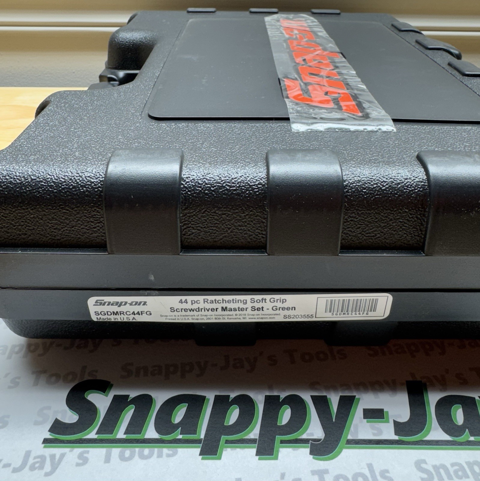Snap-on Tools USA NEW GREEN Ratcheting Screwdriver Master Set w/Case SGDMRC44FG