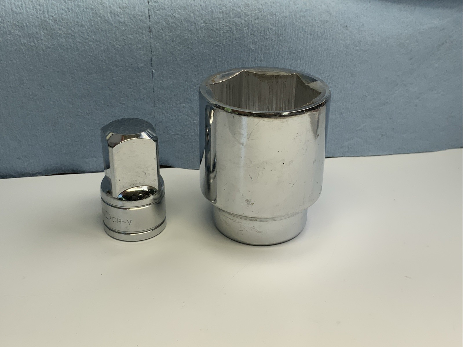 MASTERHAND 2pc 3/4 Drive1-7/16 6pt SAE Socket & 1/2 To 3/4 Drive Socket Adapter