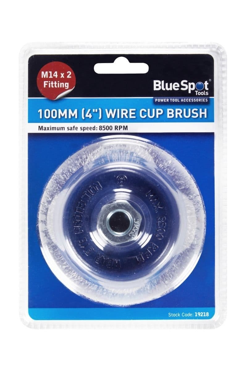 Blue Spot 19218 Wire Cup Brush 100mm M14 x 2