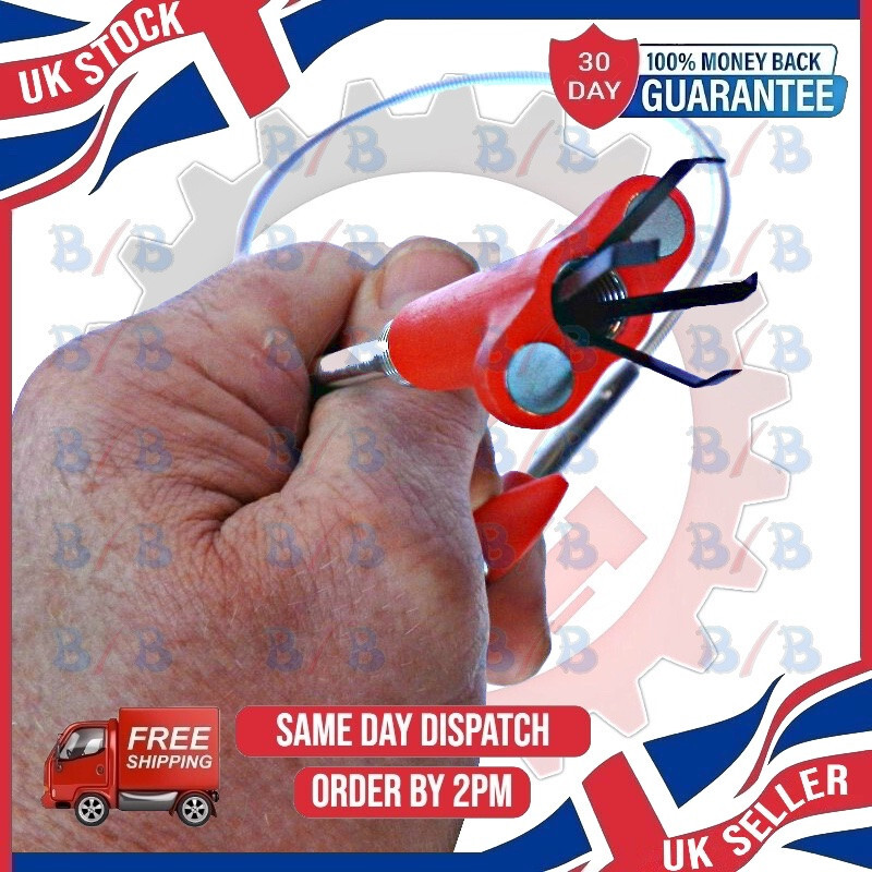 MAGNETIC FLEXIBLE PICK UP TOOL BENDY PICKER MAGNET ROD SHAFT STICK HAND AND CLAW