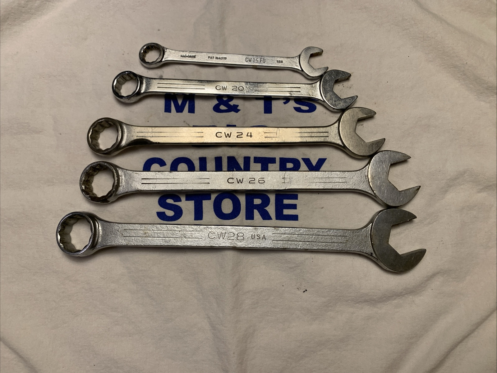 Mac Tools USA 1/2″ – 7/8″ 12pt SAE 5pc Combo Wrench Set