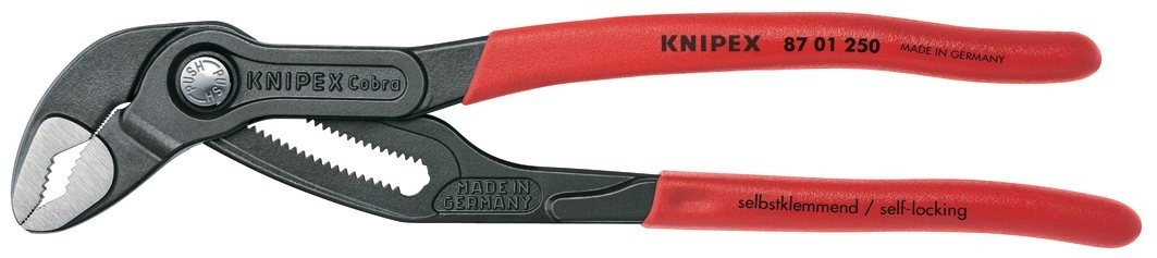 Knipex Cobra 10″ Hi-Tech Water Pump Pliers #8701250