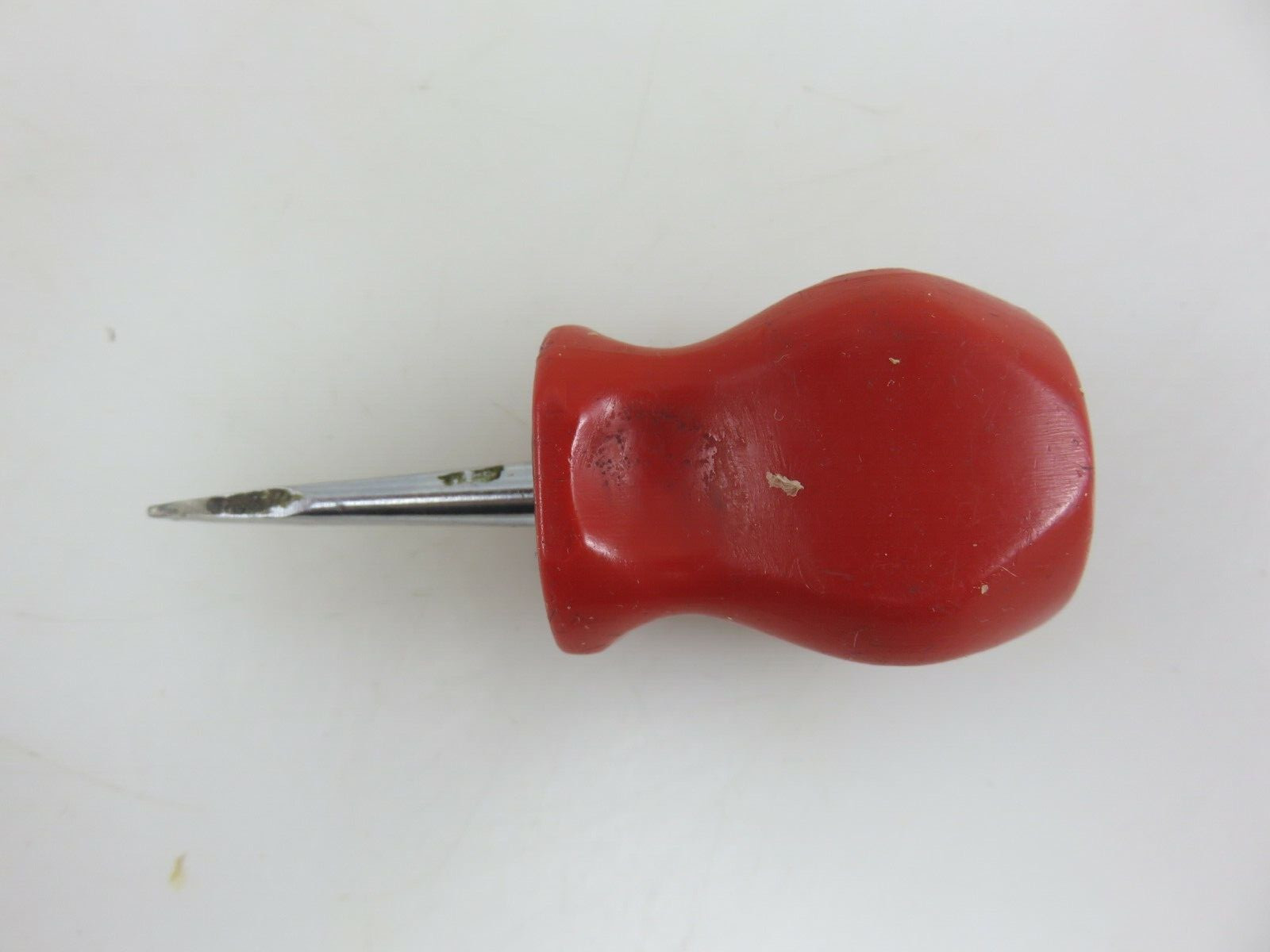 Snap-On SDDP22 Phillips & SDD1 Flate Blade Stubby Screwdrivers RED Hard Handle