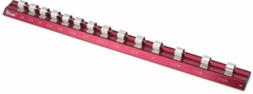 Titan 32097 Tool 1/2 In. Drive Sae Fractional Magnetic Aluminum Socket Rail