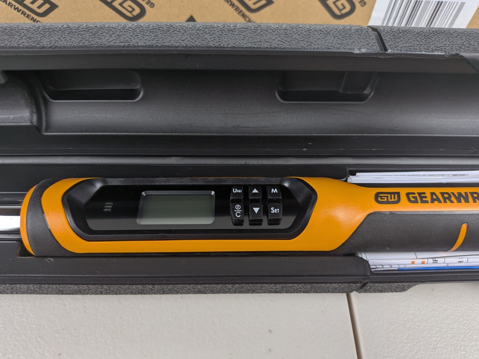 New Gearwrench 3/8″ dr Electronic Torque Wrench w/ Angle, 20-100 Ft lbs #85078