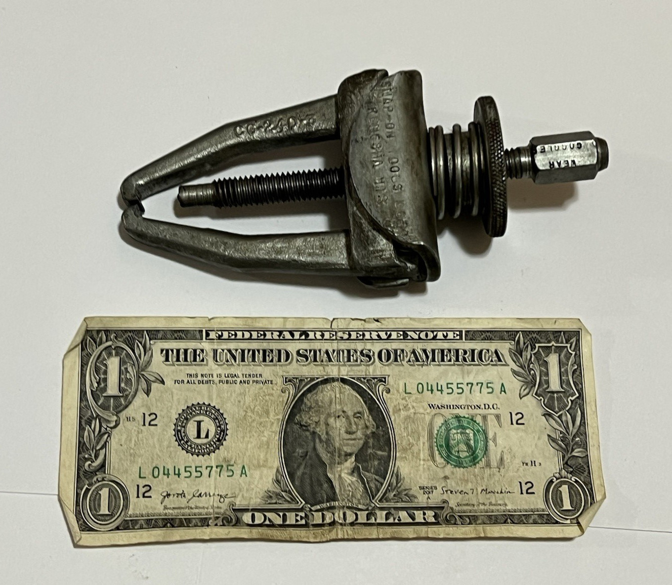 Snap On CG-240 2-Ton 2-Jaw Gear Bearing Puller 3″ Spread 2-1/2″ Reach USA NICE