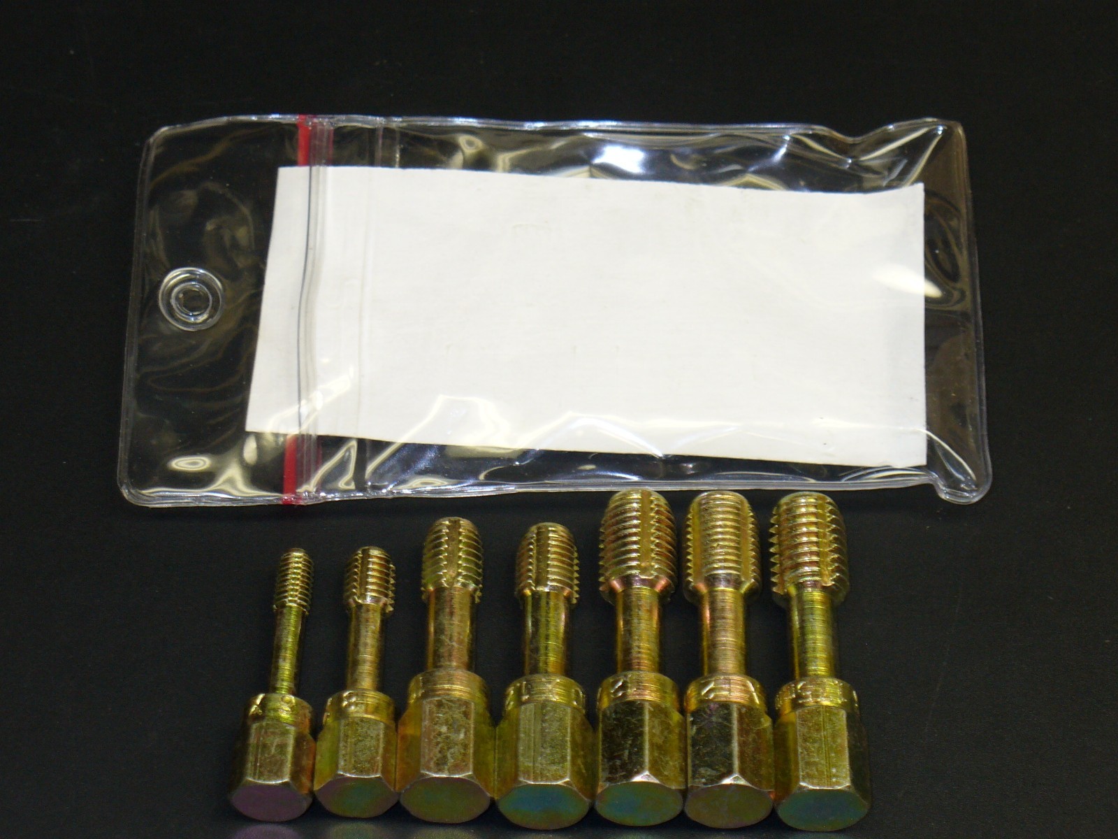 7pc Metric Rethreading Chaser Tap Set M6 – M12 Coarse & Fine, Made in USA!