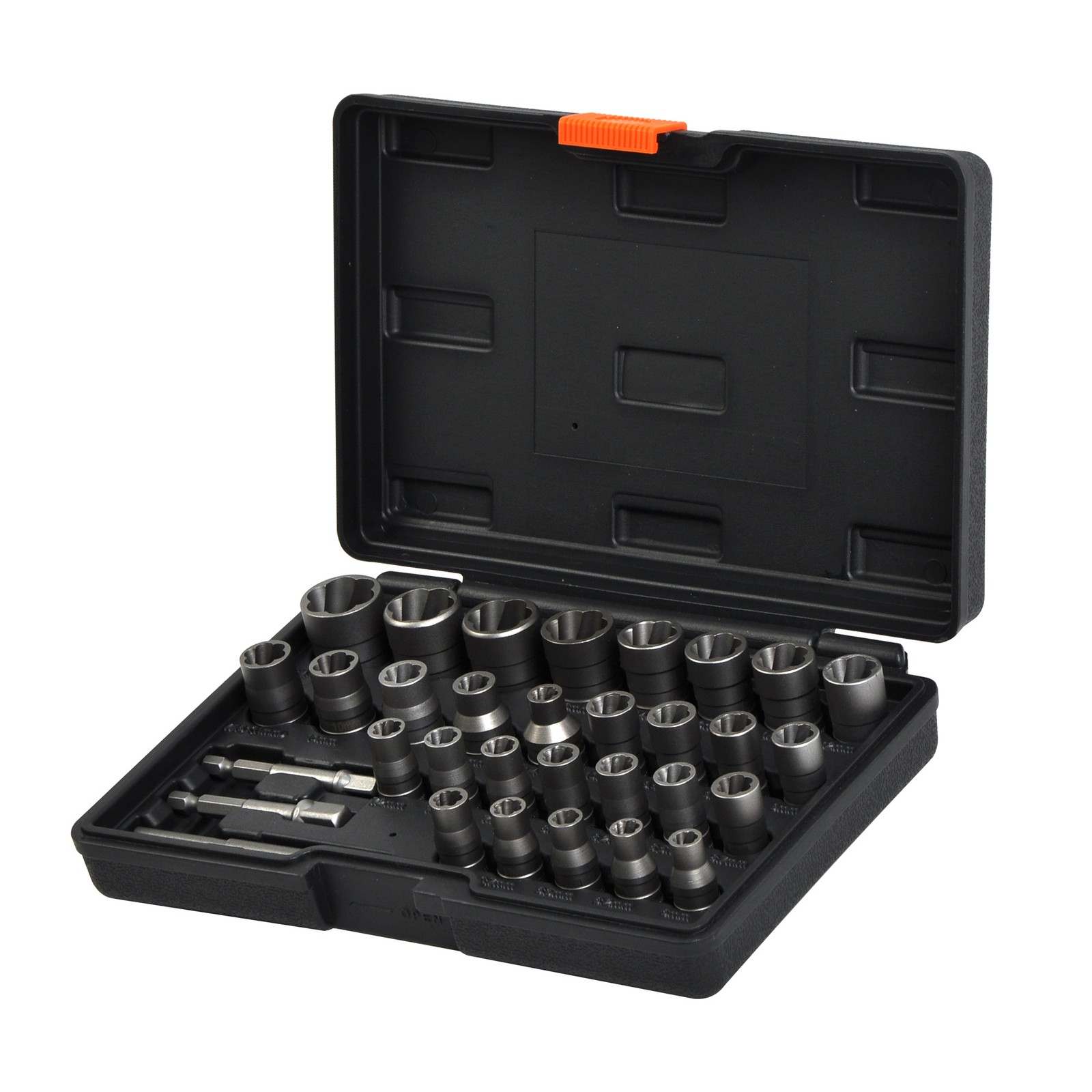 32pc Bolt Extractor Set, Impact Bolt & Nut Remover Set, 1/4″ & 3/8″ Square Drive