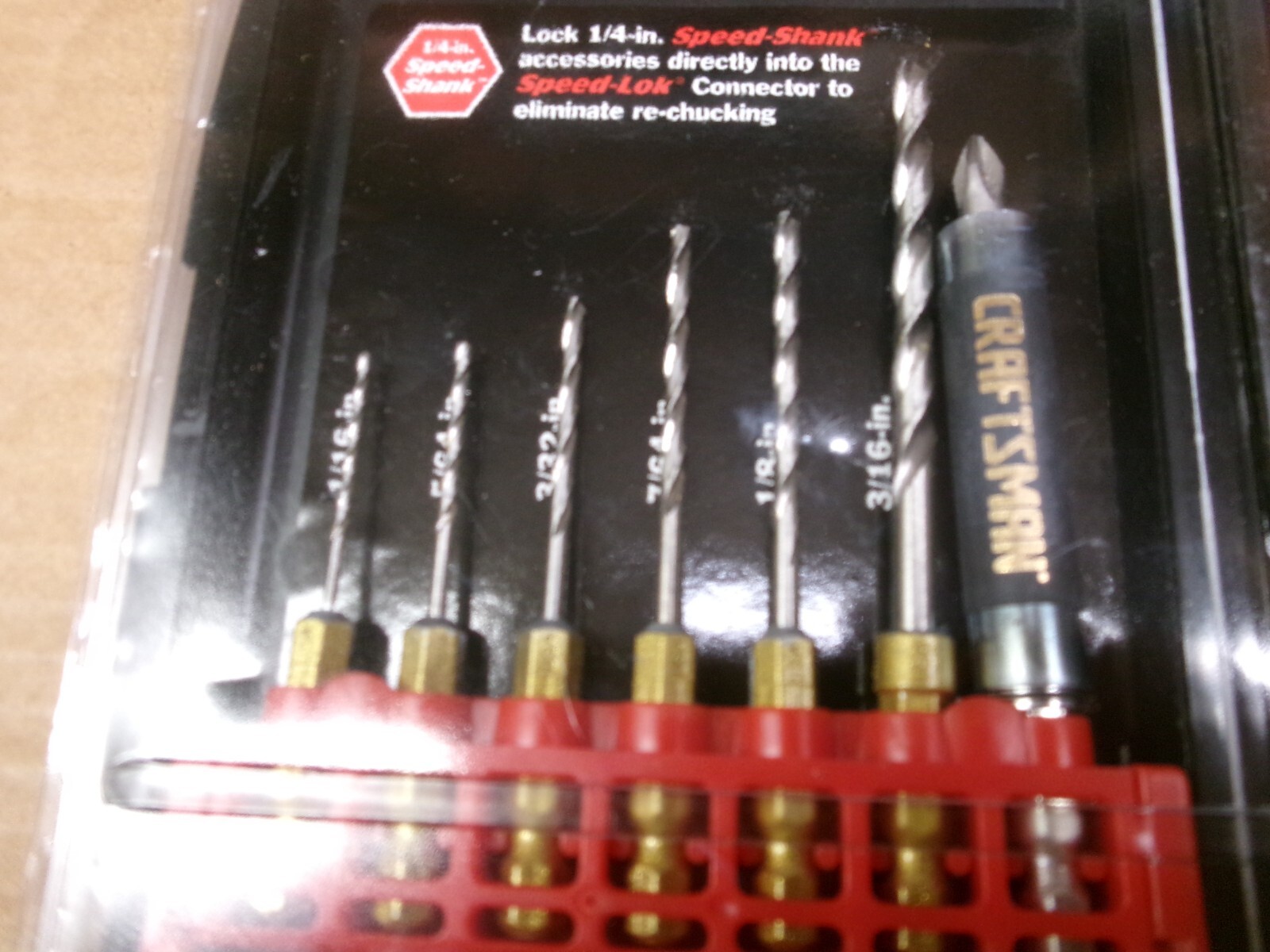 Craftsman USA 21-Piece Speed-Lok Drill Bit / Screwdriver Set No 26144