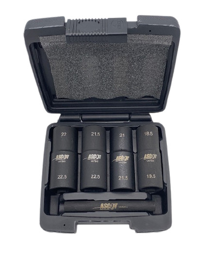 ASCOT 00524 1/2″ DR FLIP SOCKET SET 18.5MM 19.5MM 21MM 21.5MM 22MM 22.5MM