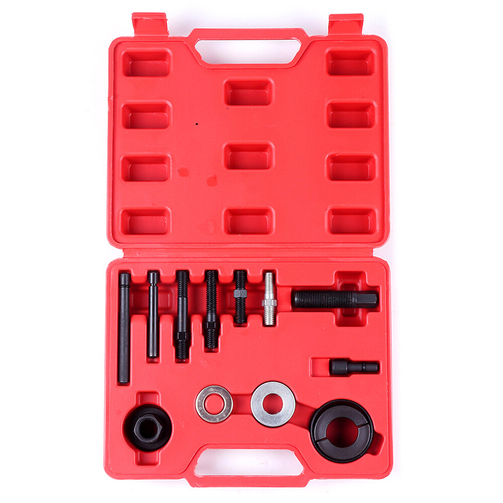 13 PCS Pulley Puller and Installer Power Steering Pump Remover Alternator Kit