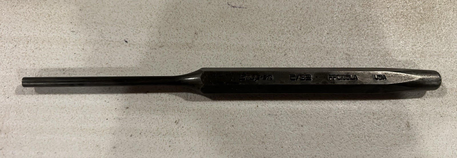 NOS. Snap-on Tools USA 6-1/2″ Length 5/32″ Long Pin Punch PPC105LA