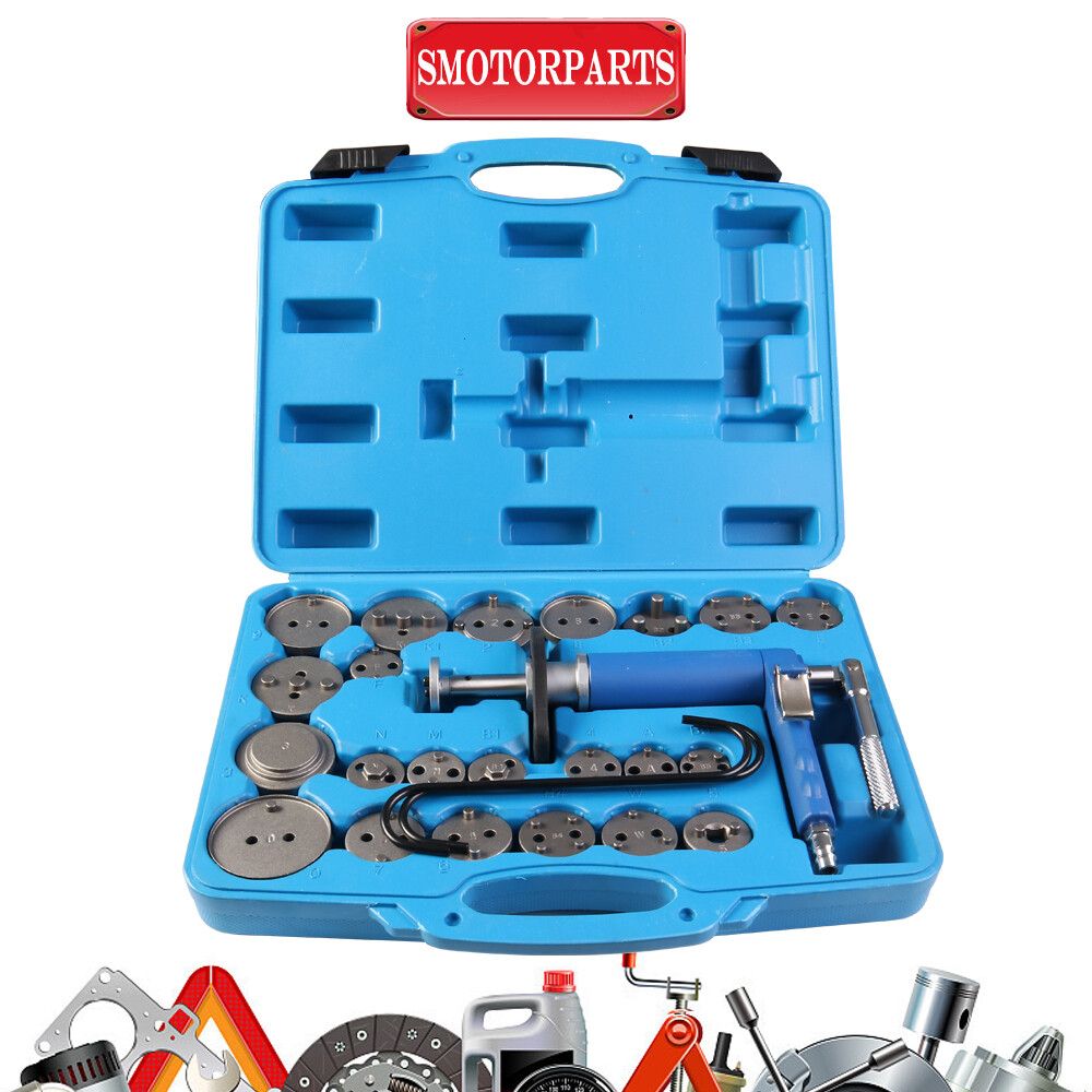 Pneumatic Air Rear Disc Brake Caliper Piston Pad Compressor Wind Back Tool Kit
