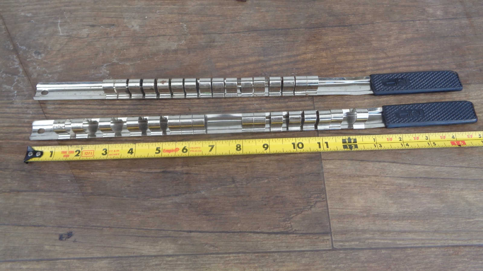 Socket Storage Rack/Rail for 1/2″ Drive Sockets – Set of 2