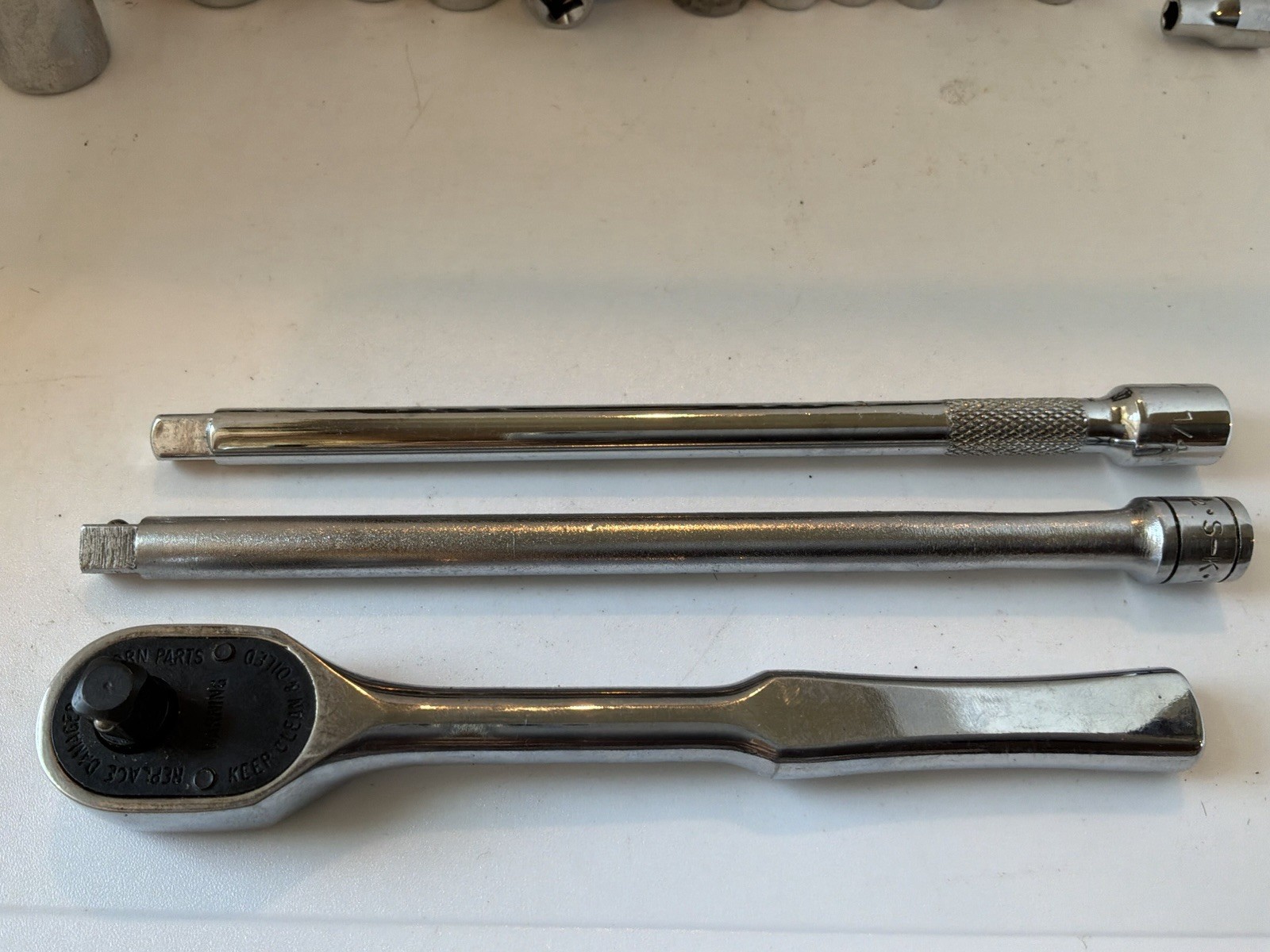 Vintage Armstrong Tools 43-152 Socket Set 1/2” Drive Ratchet USA w/ Case