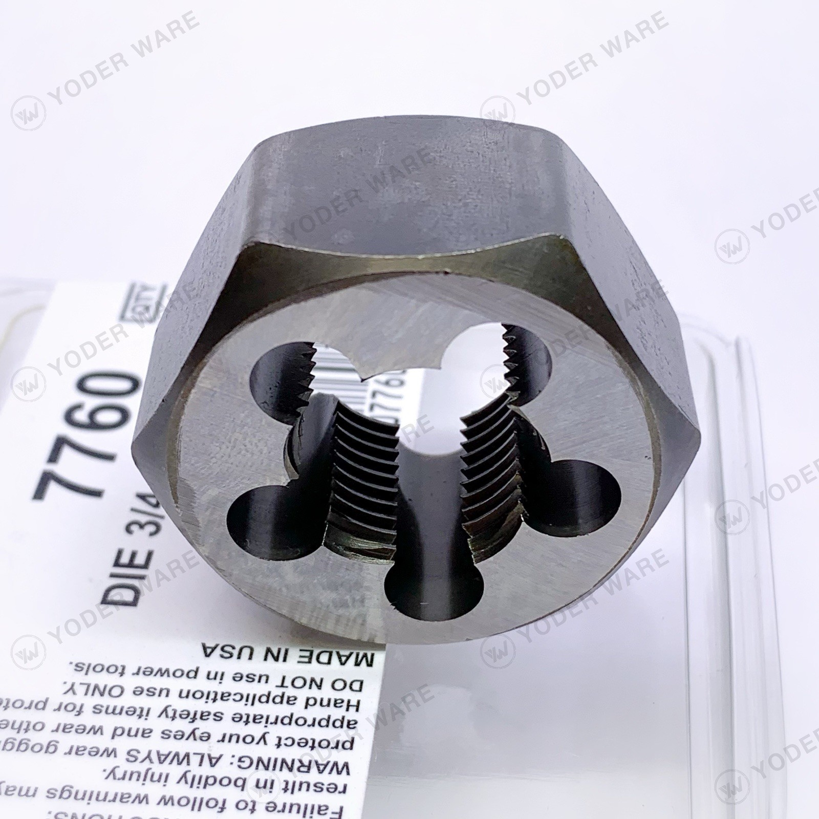 3/4-16 NF x 1-7/16″ LH Hex Die Irwin Hanson 7760 CS LEFT HAND Rethreading NEW