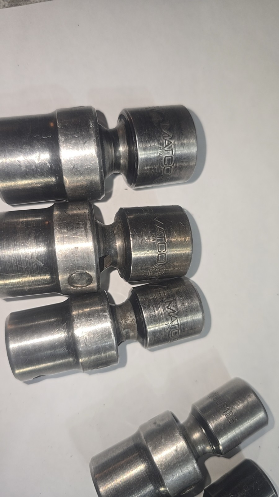 Matco 5Pc SAE 1/2 Drive Shallow Impact Swivel Socket Set FREE SHIPPING