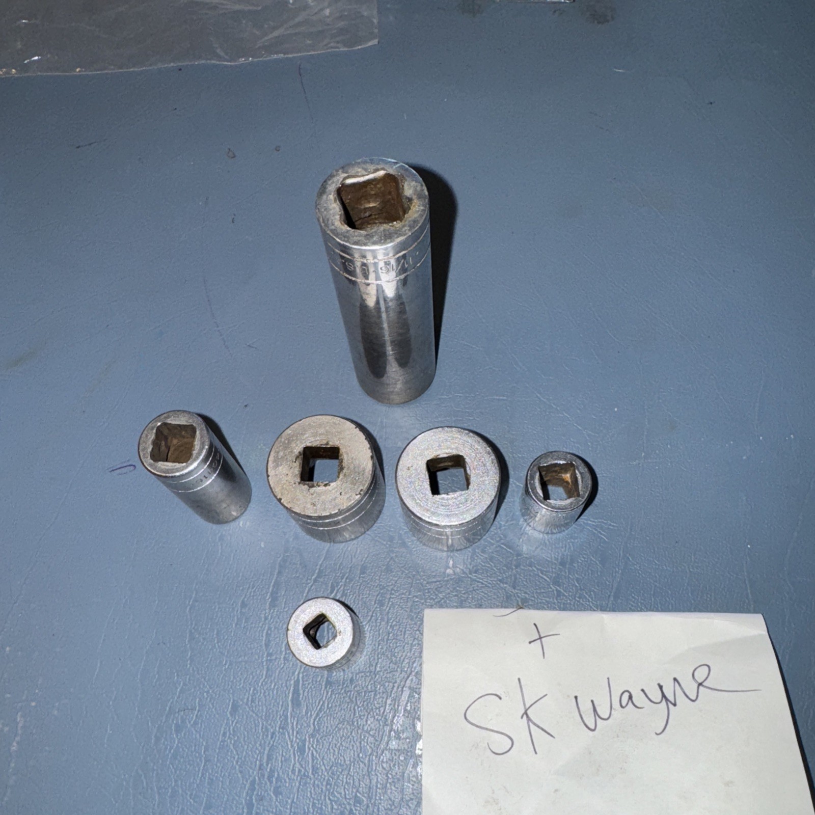 ALL S-K Wayne Vintage Sockets USA 11/16” & 1/2” Deep 7/8 13/16 1/2” Shallow 11mm