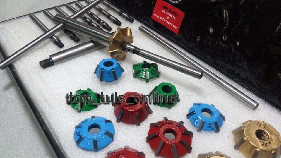 VOLKSWAGEN HEAD 3 ANGLE CUT CARBIDE TIPPED VALVE SEAT CUTTER KIT 1200,1300,1600