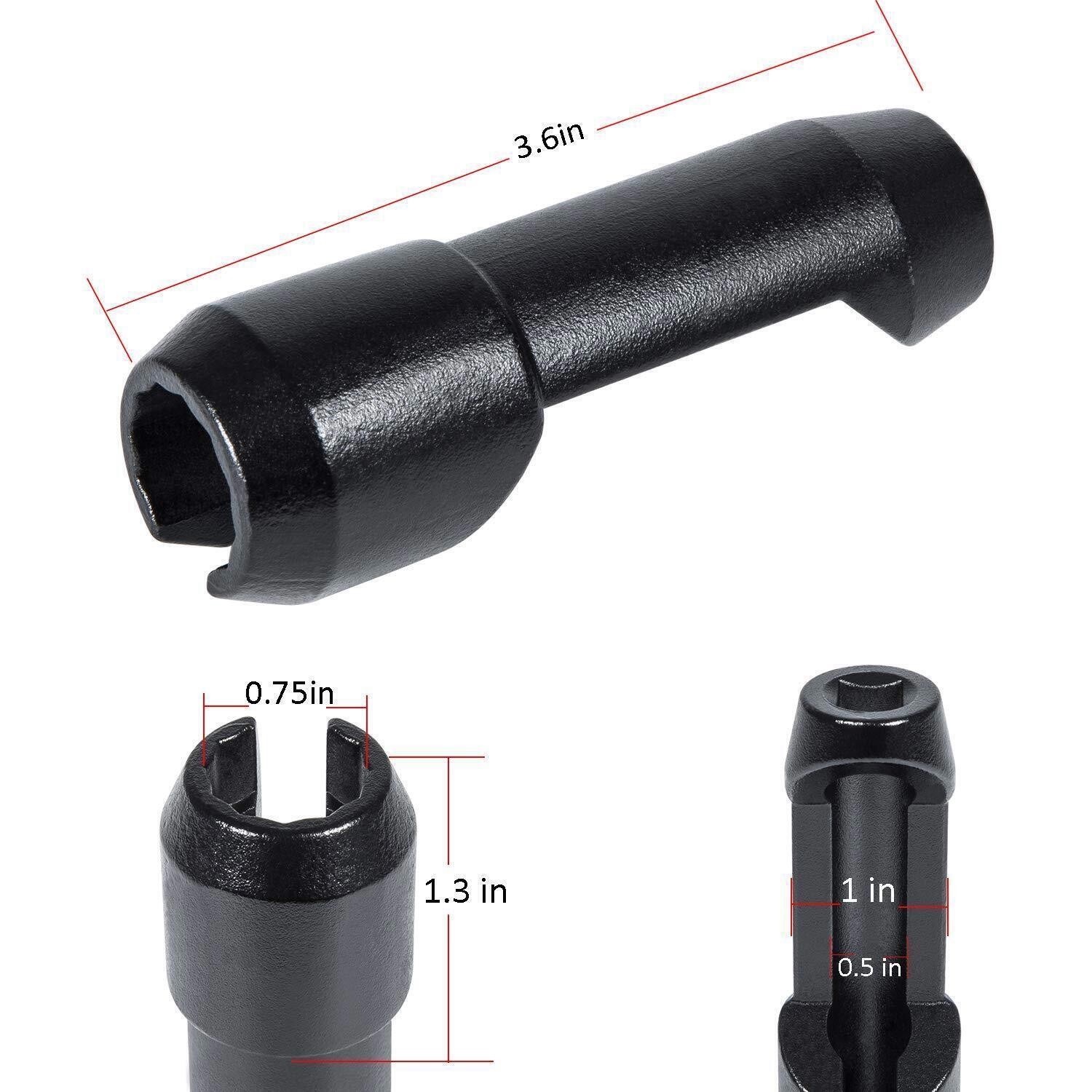 Fuel Injector Line Socket Set 12 Point Flare Nut For Ford Powerstroke 6.7 Diesel