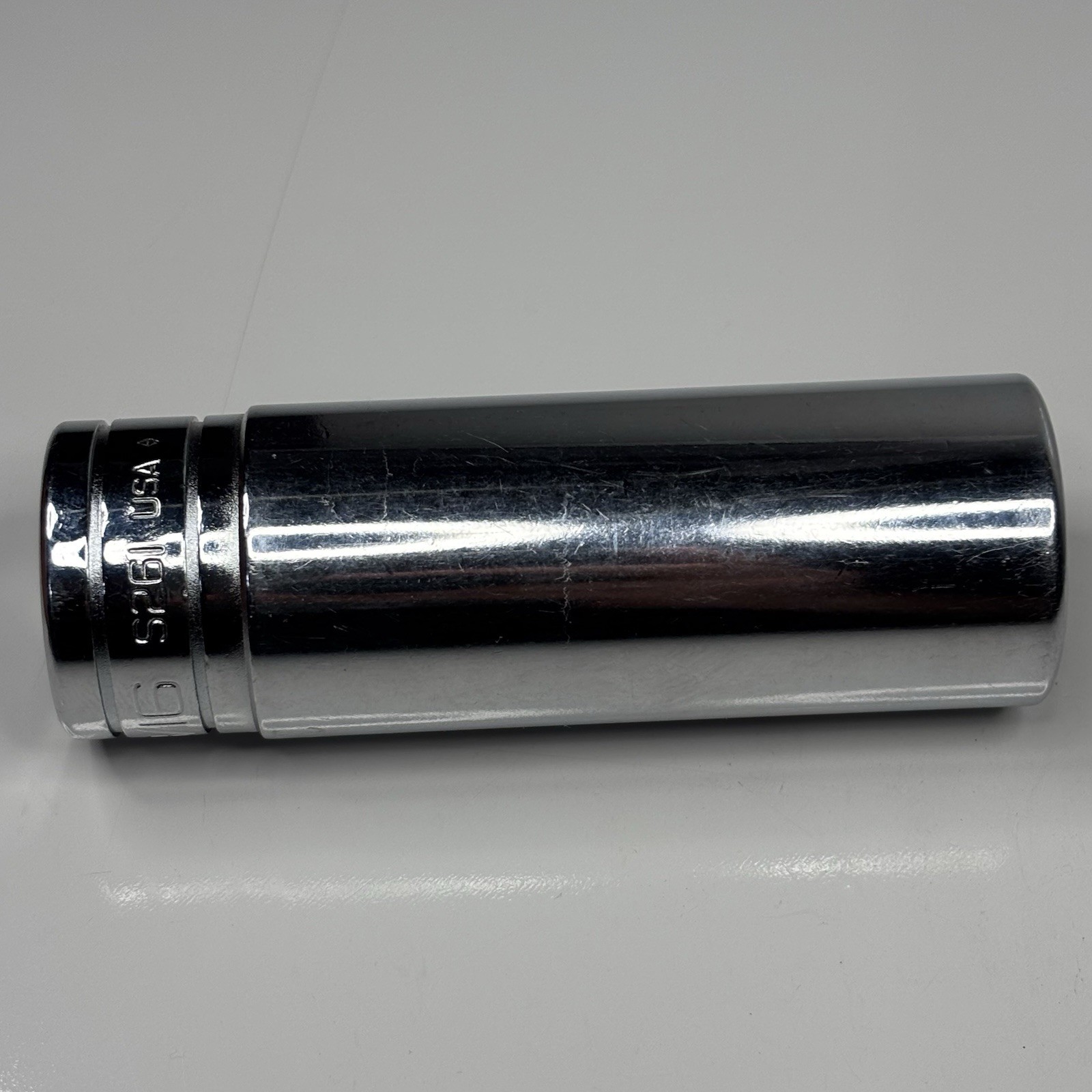 Snap On Tool S261 1/2 Dr 12Pt SAE 13/16 Flank Dr Deep Chrome Socket USA 1988