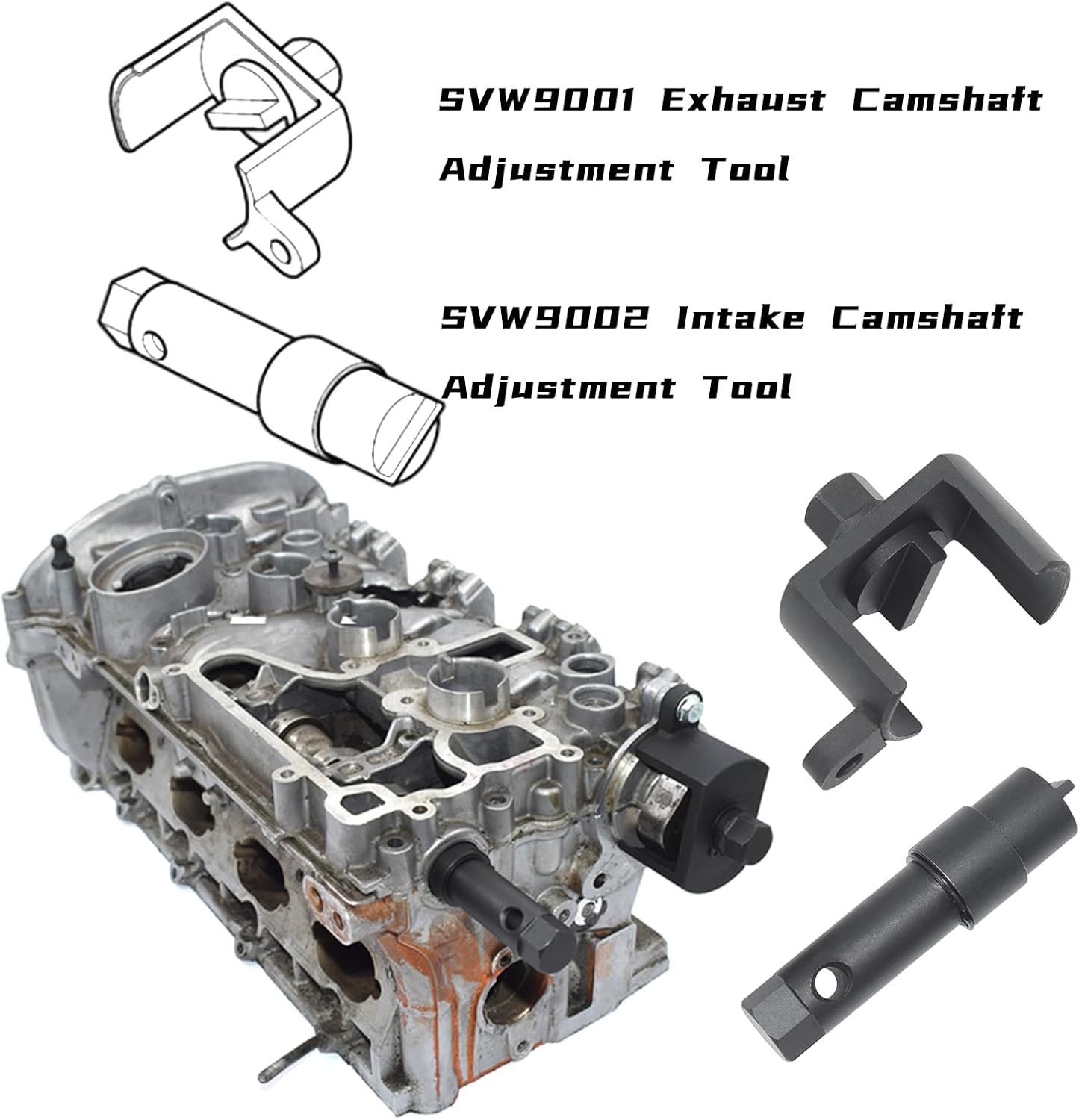 31 PCS Camshaft Crankshaft Engine Timing Tool Kit with Audi VW VAG 2006-2018 EA8