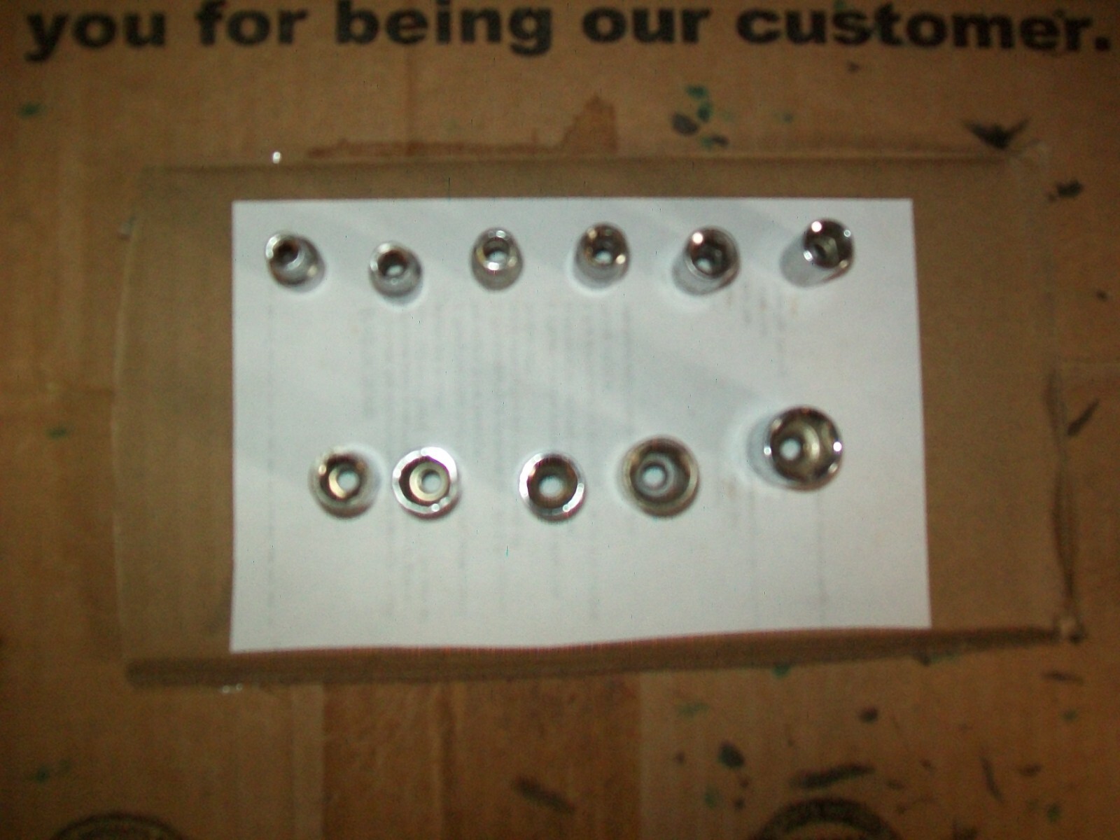 11 Of Unbranded SAE Standard Sockets 1/4 Drive 6 Point