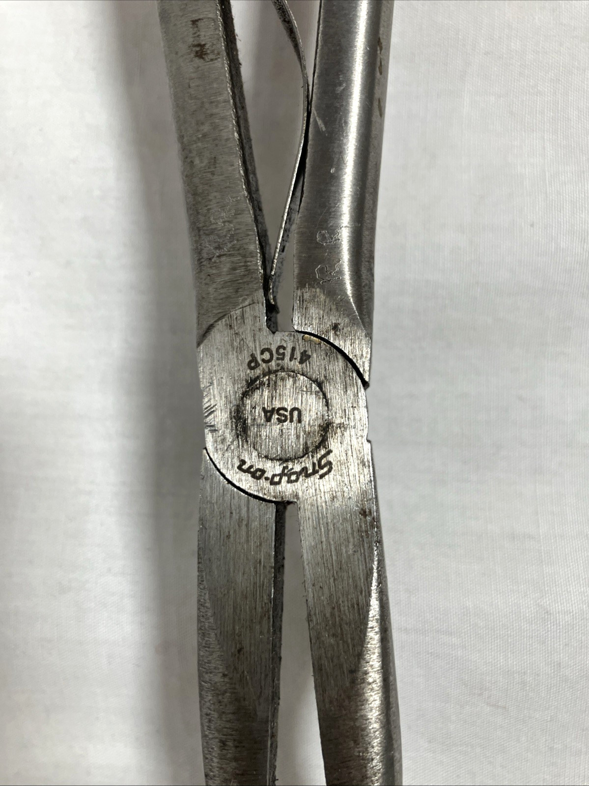 Snap-on Tools USA 14″ Long-Neck 35° Bent Long Reach Needle Nose Pliers 415CP