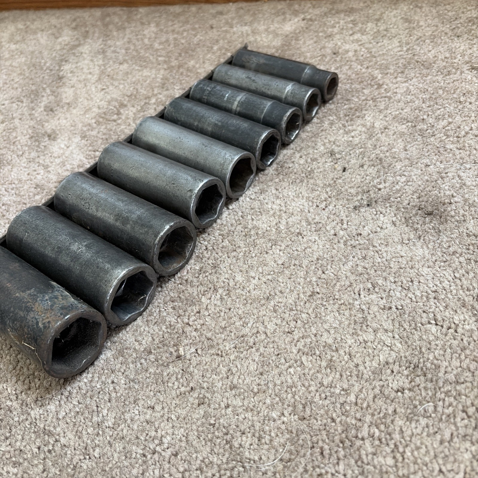 Snap On Tools SAE Deep Impact Socket Set 1/2″ Drive 6pt 9pc 1/2″ to 1″ 309SIMYA
