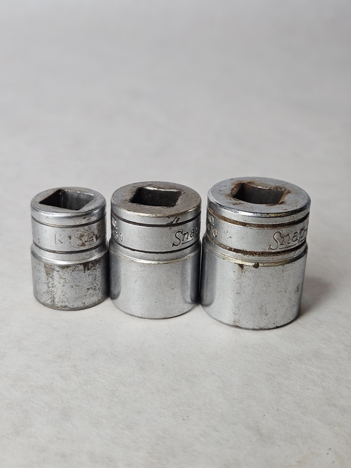 Snap-On F161 F201 F221 3/8″ Drive 12Pt SAE 1/2″ 5/8″ 11/16″ Sockets