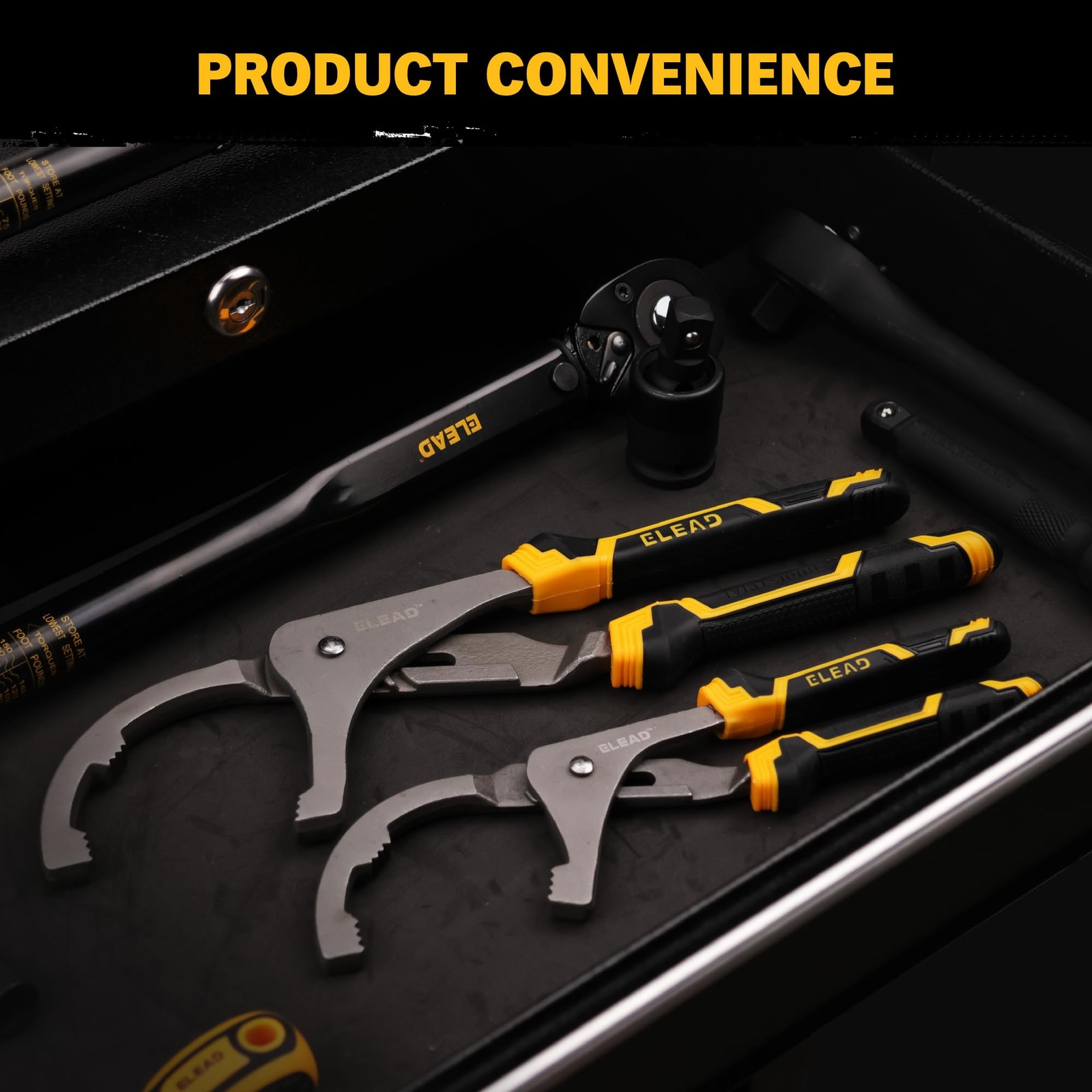 2 PCS Adjustable Oil Filter Wrench Pliers Set 9 12 Inch Removal Tool Auto
