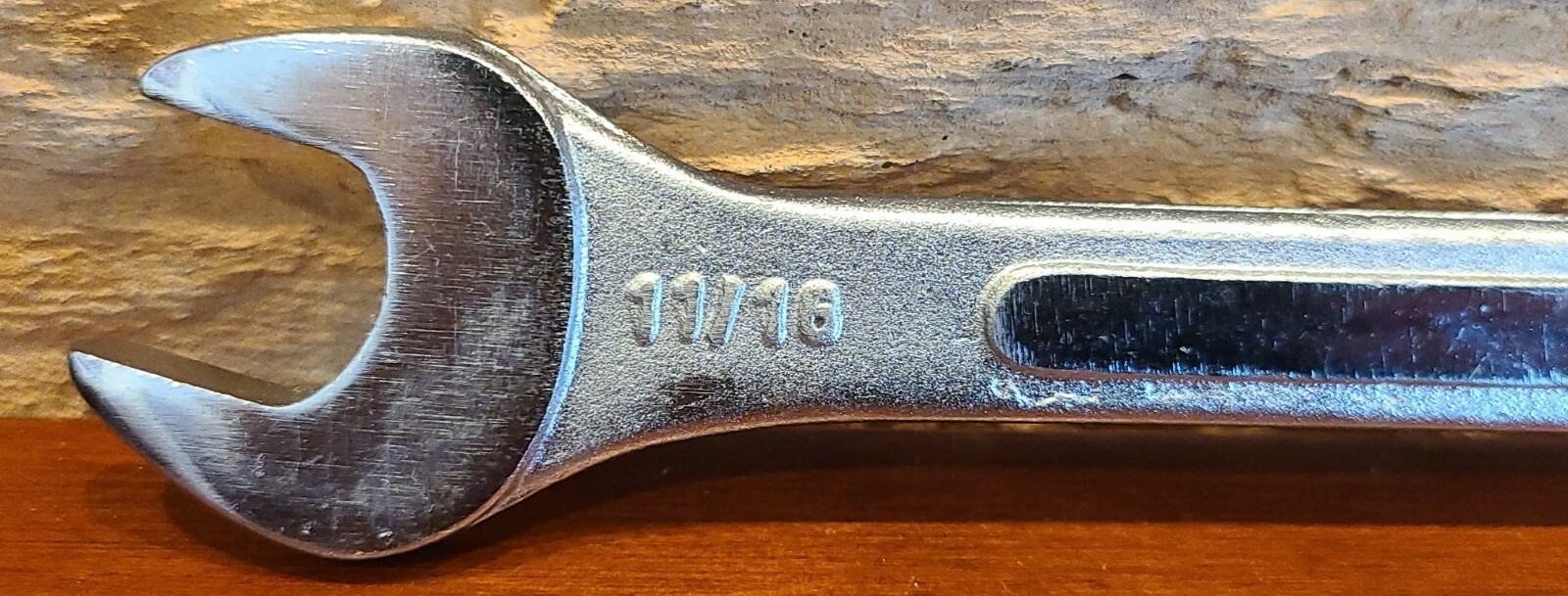 Forged Chrome Vanadium ¹¹/¹⁶» Open End Combination Wrench Made in India 8″