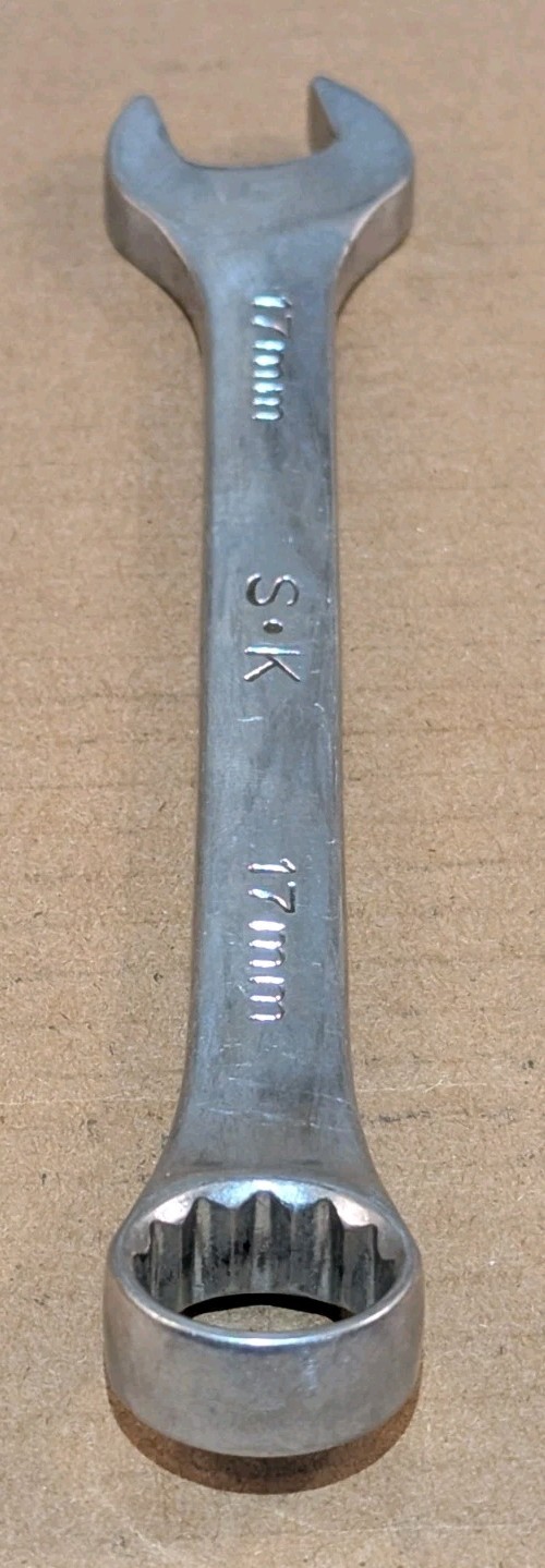 SK Professional Tools 88317 17mm Metric Combination Wrench 12-Point SuperKrome